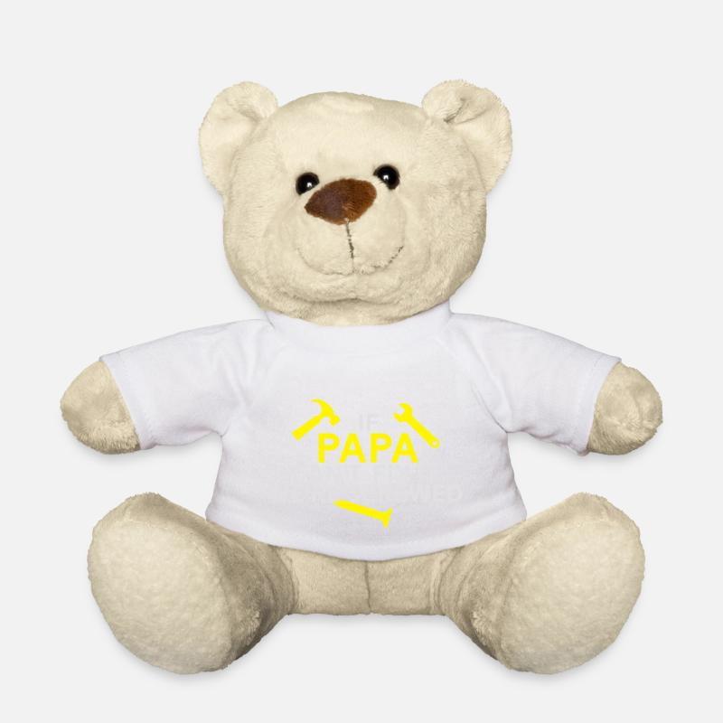 Vattertag. Father's Day. Geschenk - Teddy - Weiß