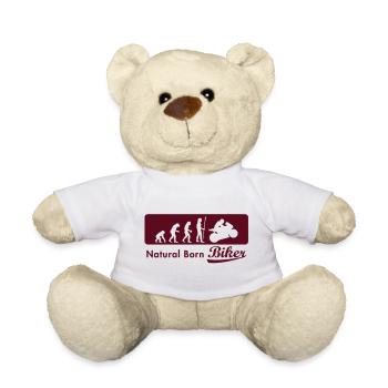 evolution_biker - Nounours - blanc - Devant