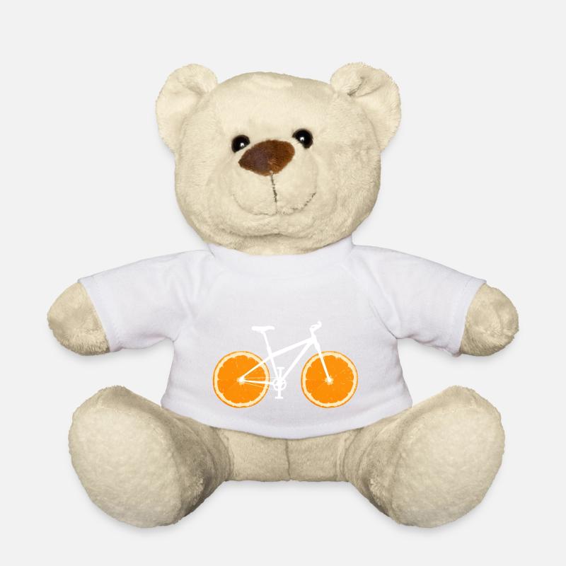 Fruit Bicycle Citron Lime Orange / Cadeau - Nounours - blanc