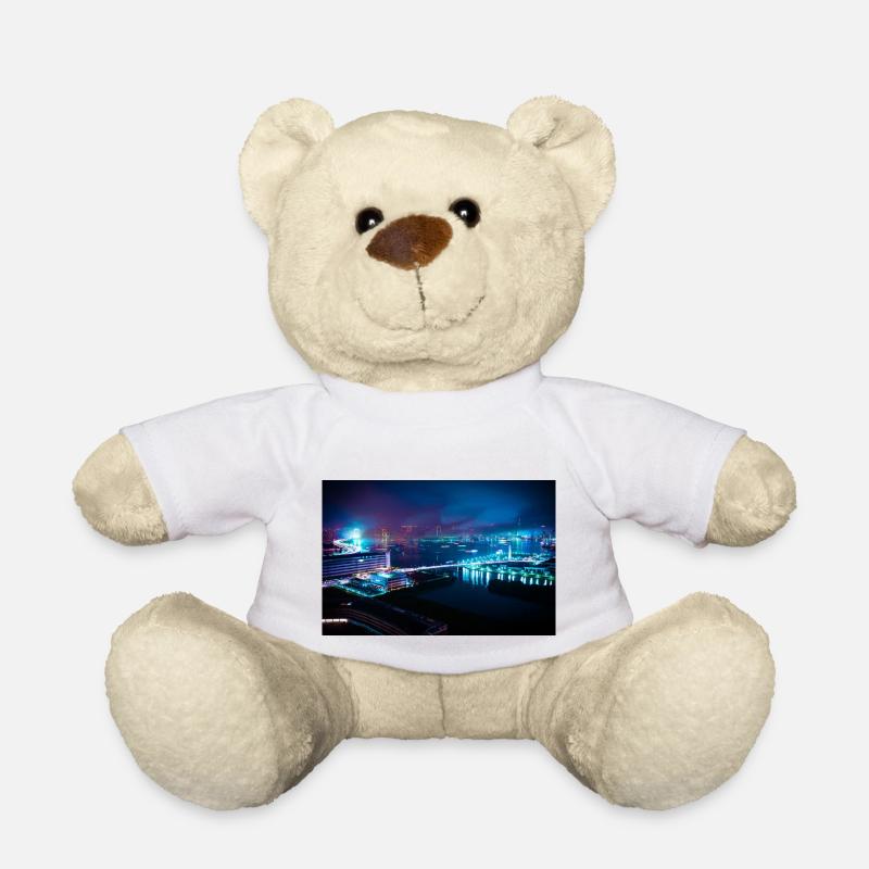 Stadt - Teddy - Weiß
