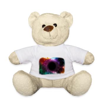 black hole - Teddy Bear - white - Front