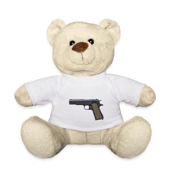 Pistole - Teddy - Weiß - Vorne