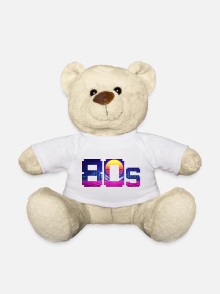 Vaporwave des années 80 - Nounours - blanc