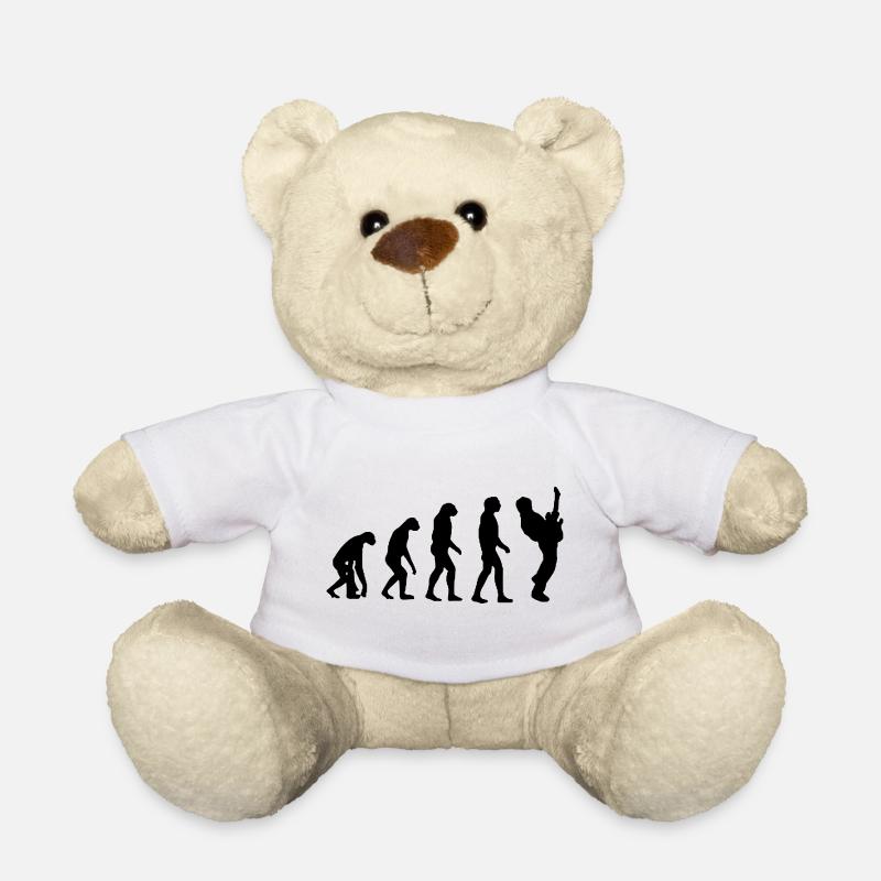 Evolution du guitariste, guitariste, musicien # - Nounours - blanc