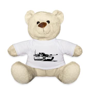 Panzer M1 Abrams - Teddy - Weiß - Vorne