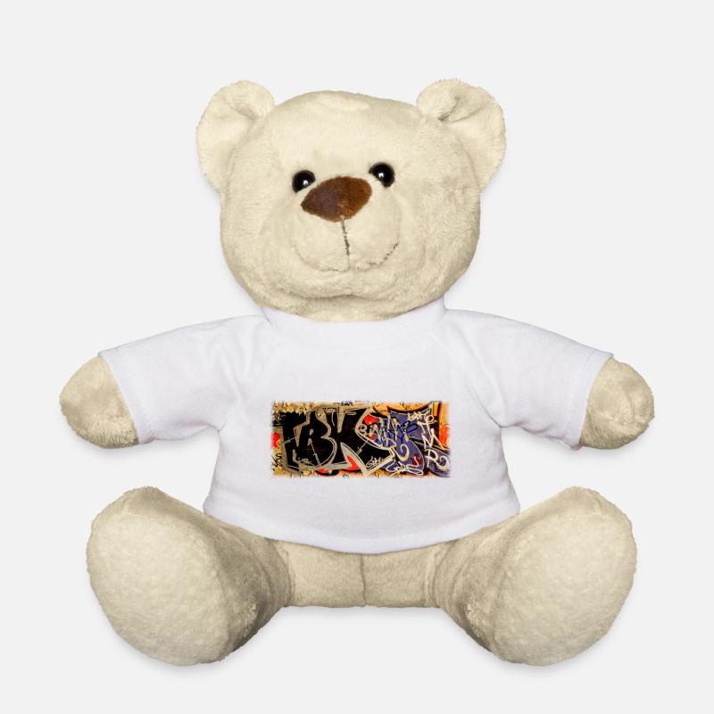 Graffiti - Nounours - blanc