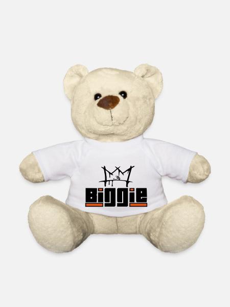 Hip Hop Rap Style Shirt Pullover Hoodie Tank Top - Teddy Bear - white
