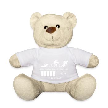 Swim Bike Run - Teddy Bear - white - Front