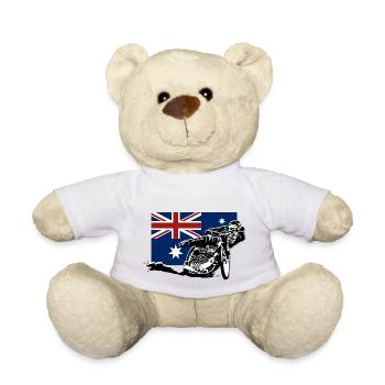 Speedway - Australia Flag - Teddy - Weiß - Vorne