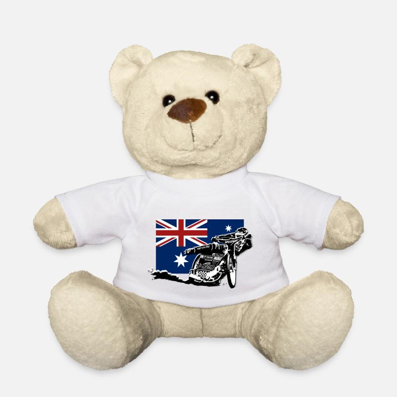 Speedway - Australia Flag - Teddy - Weiß