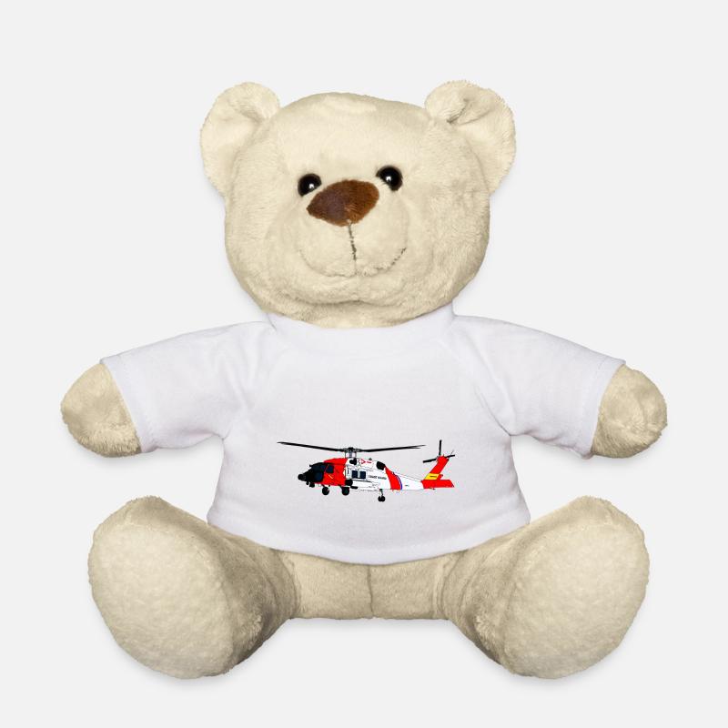 Hélicoptère hélicoptère Garde côtière Sikorsky MH-60 - Nounours - blanc