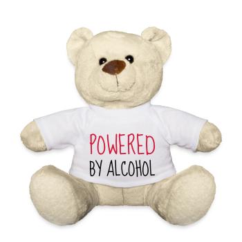 Alcohol - Drunk - Bier - Alkohol - Party - Humor - Nounours - blanc - Devant