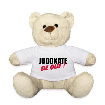 Judo / Judoka / Sport / Kampfkünste / Kampf - Teddy - Weiß - Vorne