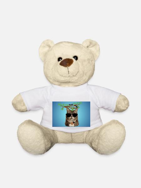 Brotdose Katze Pause Keks - Teddy - Weiß