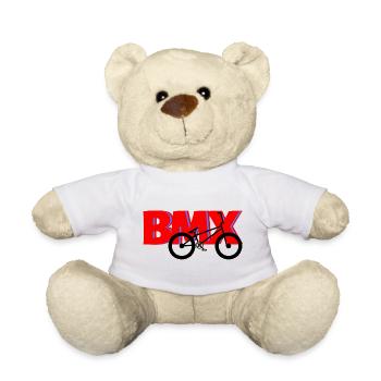 BMX Streetwear Shirt – Urban Style - Teddy - Weiß - Vorne