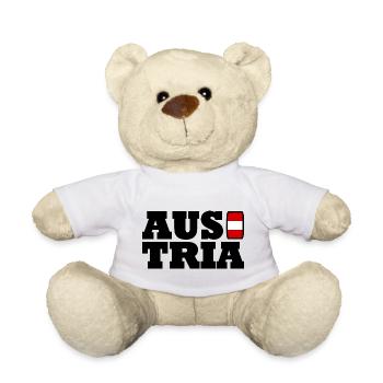 Österreich - Teddy - Weiß - Vorne