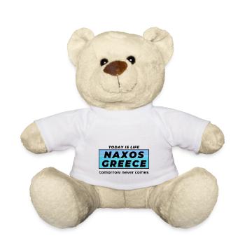 Naxos Greece - Teddy Bear - white - Front