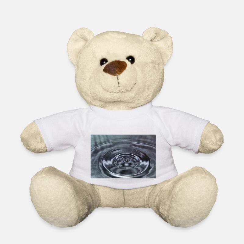 Gouttes d’eau - Nounours - blanc