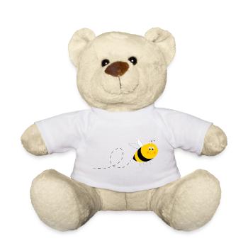 petite abeille - Nounours - blanc - Devant