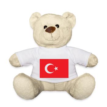 drapeau turc - Nounours - blanc - Devant