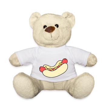 Hot Dog - Teddy - Weiß - Vorne
