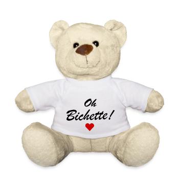 oh bichette - Nounours - blanc - Devant