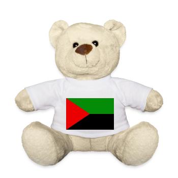 Drapeau Martinique - Nounours - blanc - Devant