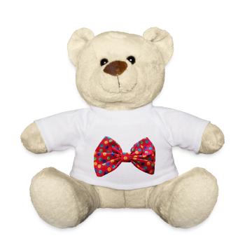 Clownfliege - Teddy - Weiß - Vorne