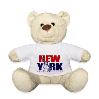 NEW YORK Liberty - Nounours - blanc - Devant
