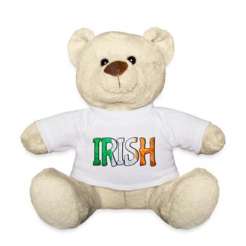 Irish Flag Letters Patchwork - Teddy - Weiß - Vorne