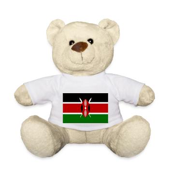 Kenya flag - Teddy - Weiß - Vorne