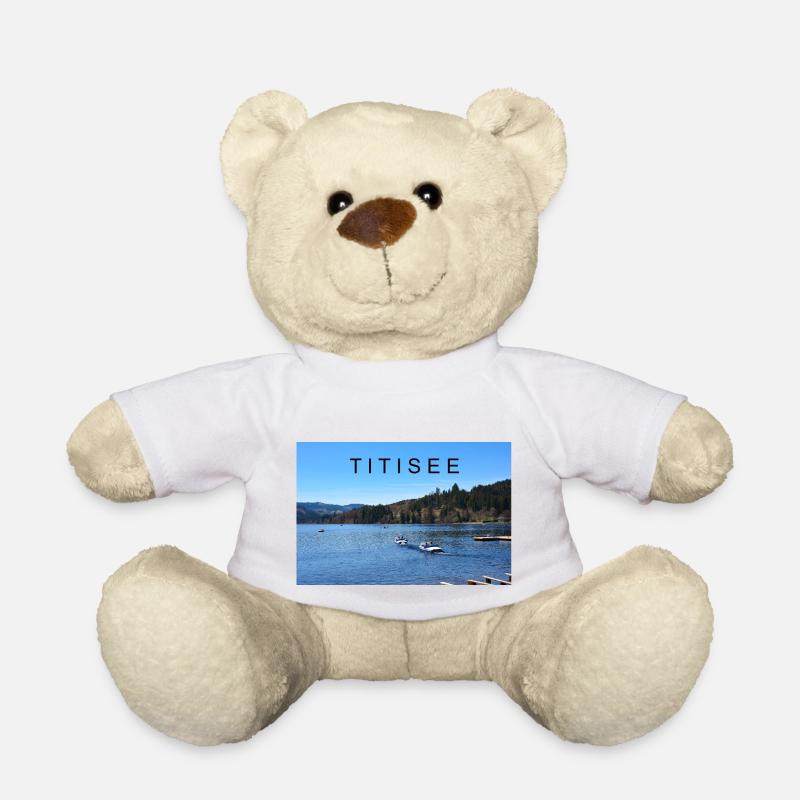 Titisee im Schwarzwald - Teddy - Weiß