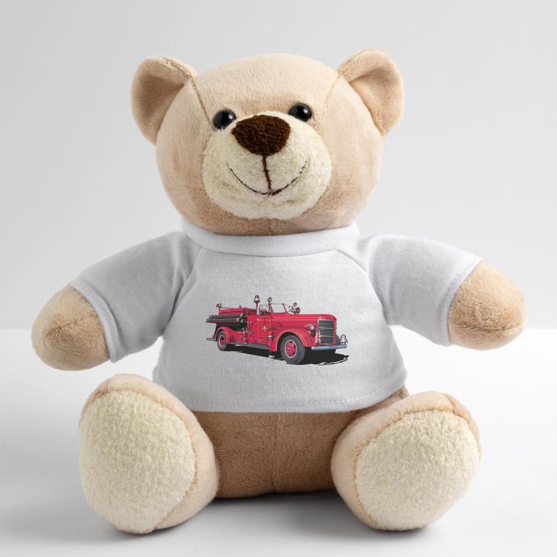 Fire engine vintage car Teddy Bear