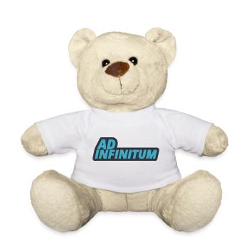 Ad Infinitum - Latein - Unendlichkeit - Teddy - Weiß - Vorne