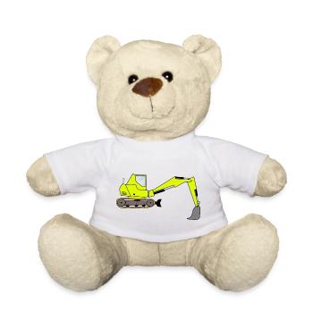Bagger Digger - Teddy - Weiß - Vorne