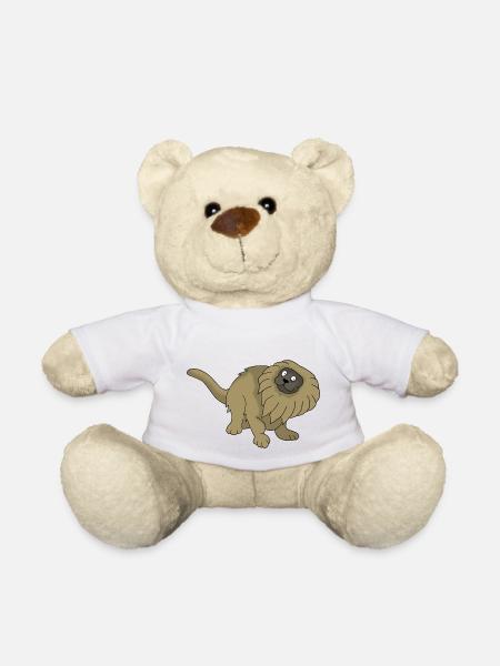 Äffchen - Teddy - Weiß