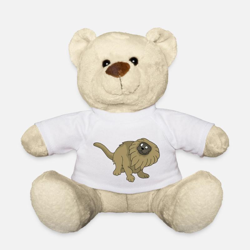 Äffchen - Teddy - Weiß