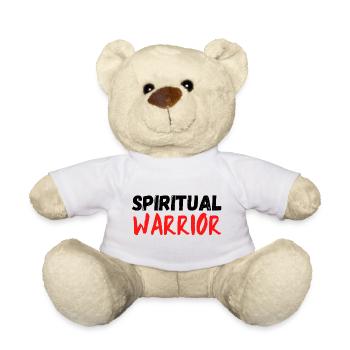Spiritual Warrior - Teddy Bear - white - Front