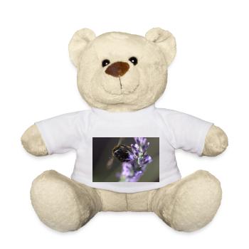 Bee lavender Lavender flower - Teddy Bear - white - Front