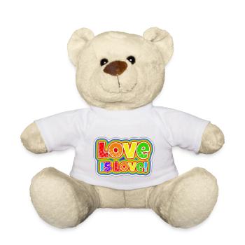 L’amour est amour - Nounours - blanc - Devant