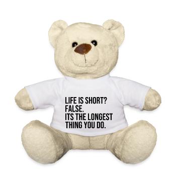 Inspiration Motivation Positive Life Lifetime - Teddy Bear - white - Front