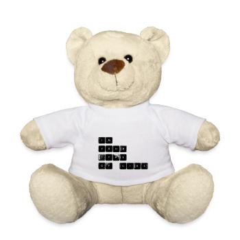 Je suis ton genre de fille - Nounours - blanc - Devant
