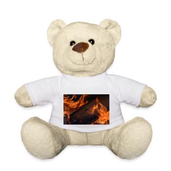 Dark Flames - Teddy Bear - white - Front