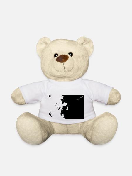 airplane - Teddy Bear - white