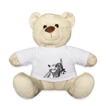 Die seltsame Katze - Teddy - Weiß - Vorne
