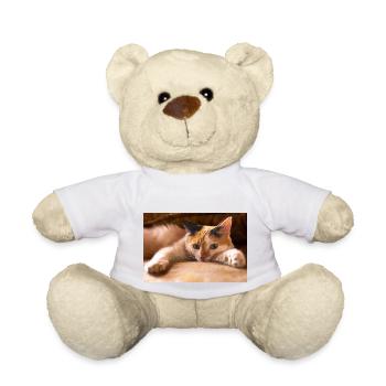 the cat - Teddy Bear - white - Front