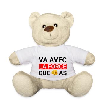 Va avec la force que tu as - Nounours - blanc - Devant