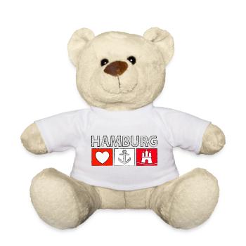 Hamburg - Teddy - Weiß - Vorne