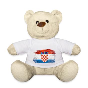 Croatia Croatian Hrvatska Croatia Croats vatreni - Teddy Bear - white - Front