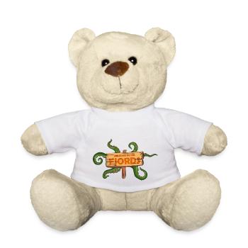 Willkommen in den Fjorden Norwegens Gruseliges Halloween Comi - Teddy - Weiß - Vorne